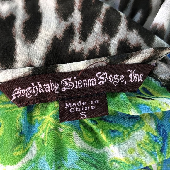 Mushkaby Sienna Rose Semi Sheer Top Small - Picture 5 of 5